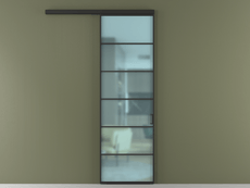 Перегородка Формато вдоль стены 1 створка