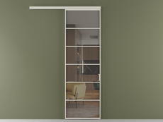 Перегородка Формато вдоль стены 1 створка