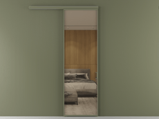 Перегородка Формато вдоль стены 1 створка