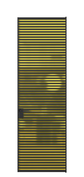 Межкомнатная дверь АЛПЛ040.06 САТ ЖЕЛ ЧЕР. Цвет Алюминий Черный. Материал Алюминий. Коллекция Formato. Фото. Дверь межкомнатная АЛПЛ040.06 САТ ЖЕЛ ЧЕР. Цвет Алюминий Черный. Материал Алюминий. Коллекция Formato. Картинка.