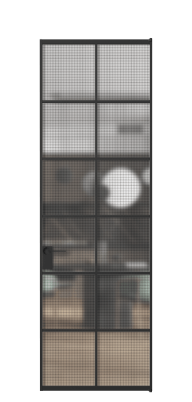 Межкомнатная дверь АЛПЛ040.05 Mesh silver ЧЕР. Цвет Алюминий Черный. Материал Алюминий. Коллекция Formato. Фото. Дверь межкомнатная АЛПЛ040.05 Mesh silver ЧЕР. Цвет Алюминий Черный. Материал Алюминий. Коллекция Formato. Картинка.